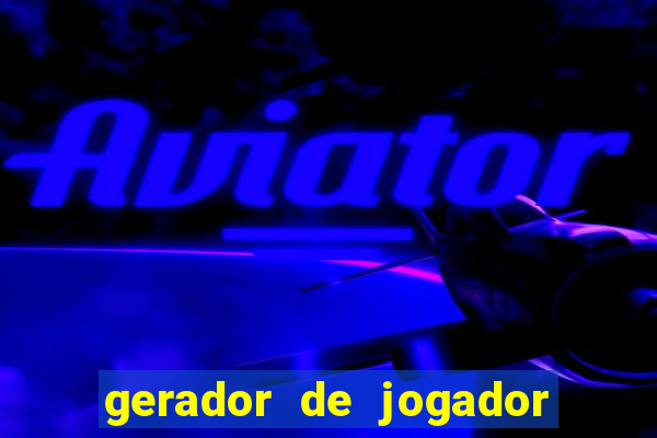 gerador de jogador de futebol